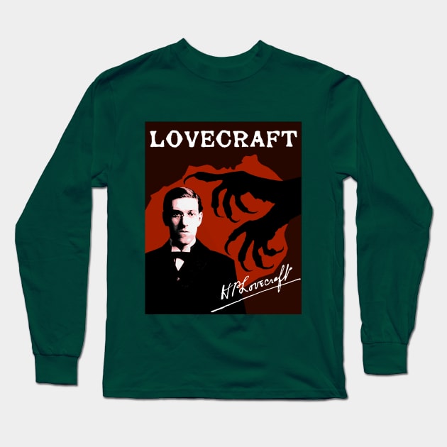 H P Lovecraft's Dark Claws #3 Long Sleeve T-Shirt by Spine Film